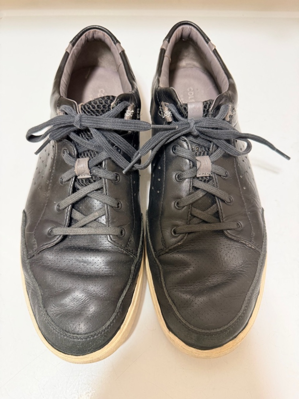 Cole Haan Grand.OS Owen Sport OX men's sneakers in black leather Size 11